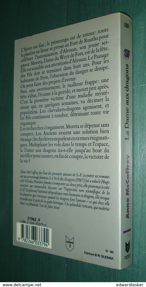 PRESSES POCKET SF 5361 : La Dame Aux Dragons (La Ballade De Pern) //Anne McCaffrey - Février 1991 [2] - Presses Pocket