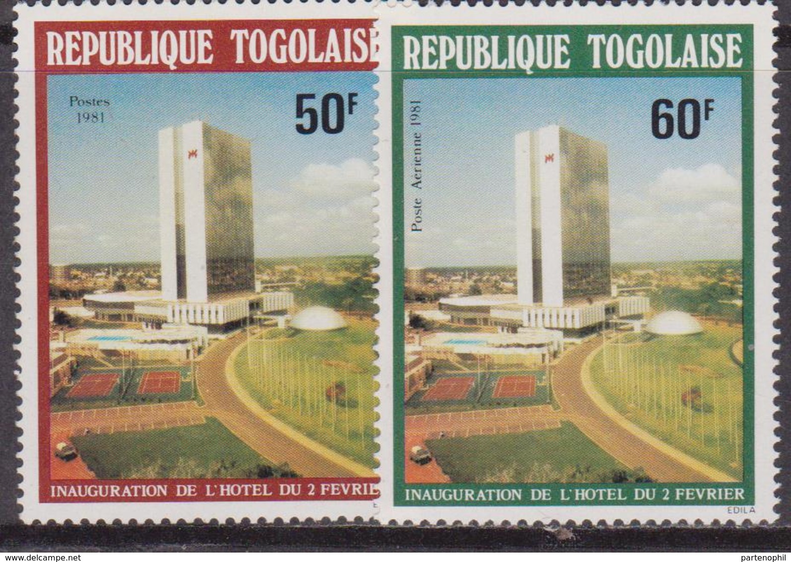 Togo 1982 Hotel Set MNH - Altri & Non Classificati