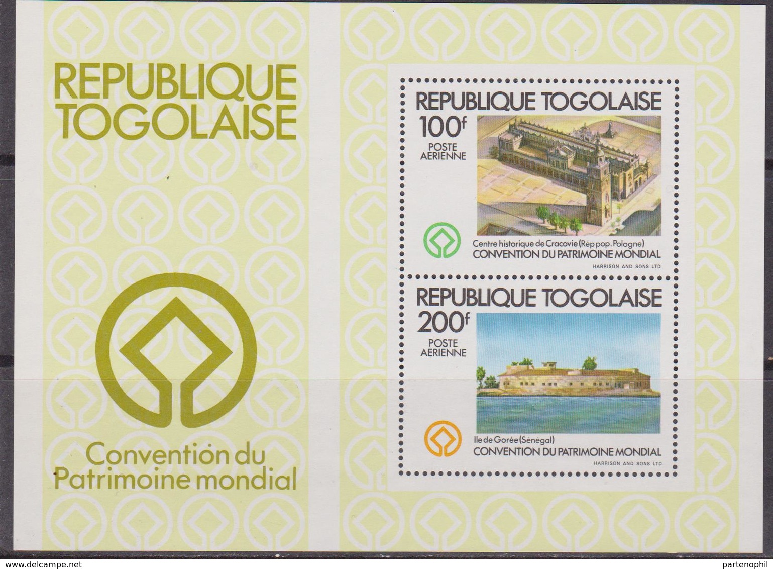 Togo 1982 UNESCO Sheet MNH - UNESCO