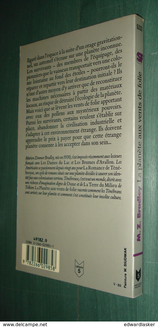 PRESSES POCKET SF 5333 : La Planète Aux Vents De Folie (la Romance De Ténébreuse) //Marion Zimmer Bradley - Presses Pocket