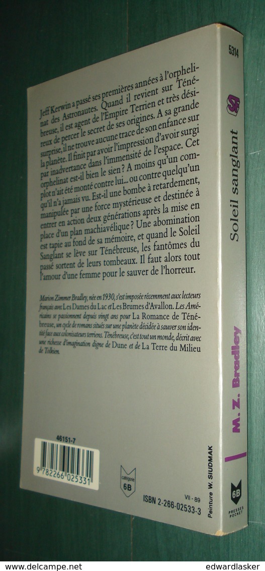 PRESSES POCKET SF 5314 : Soleil Sanglant (La Romance De Ténébreuse) //Marion Zimmer Bradley [2] - Presses Pocket
