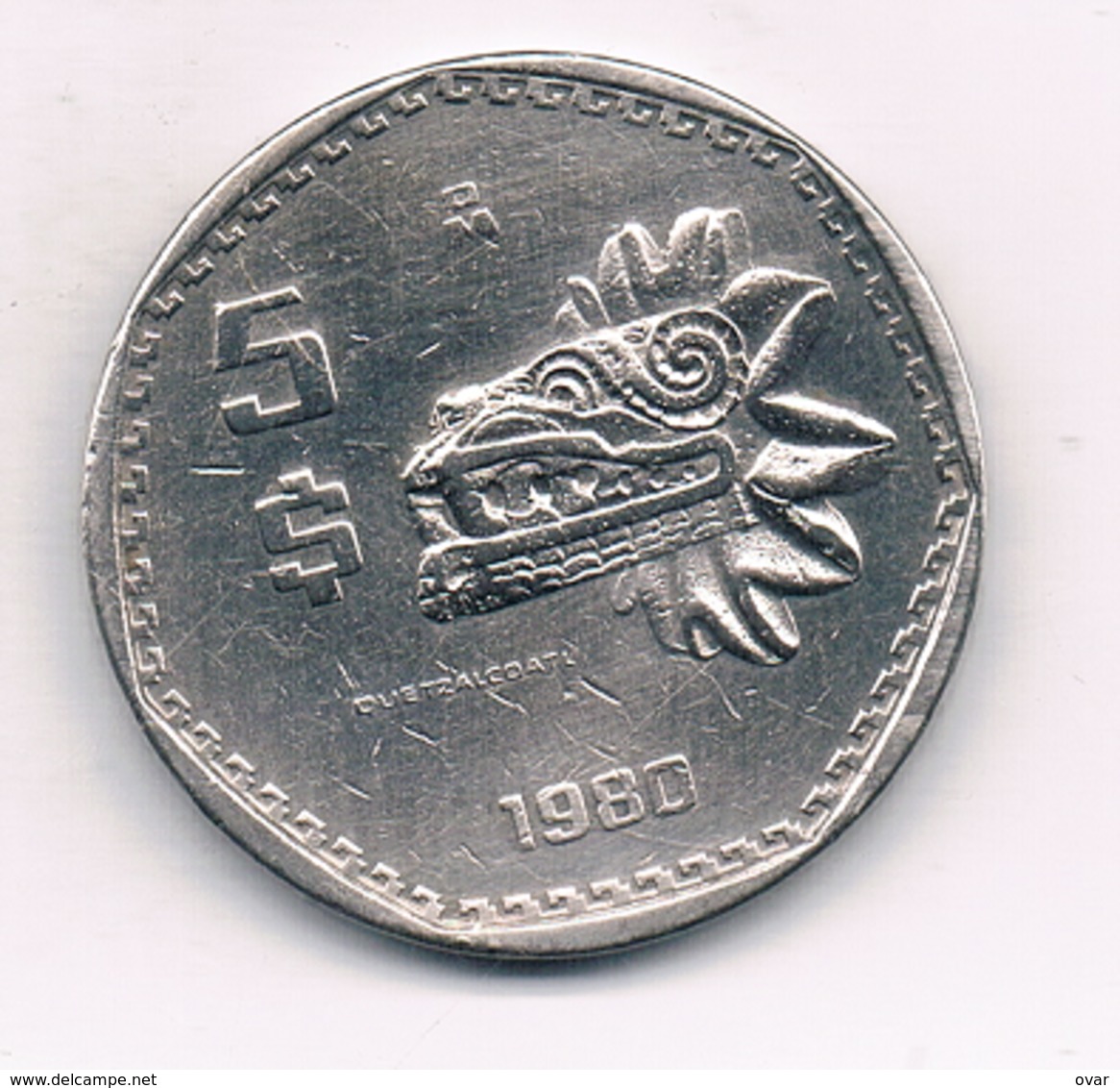 5  PESOS 1980  MEXICO /4211/ - Mexique