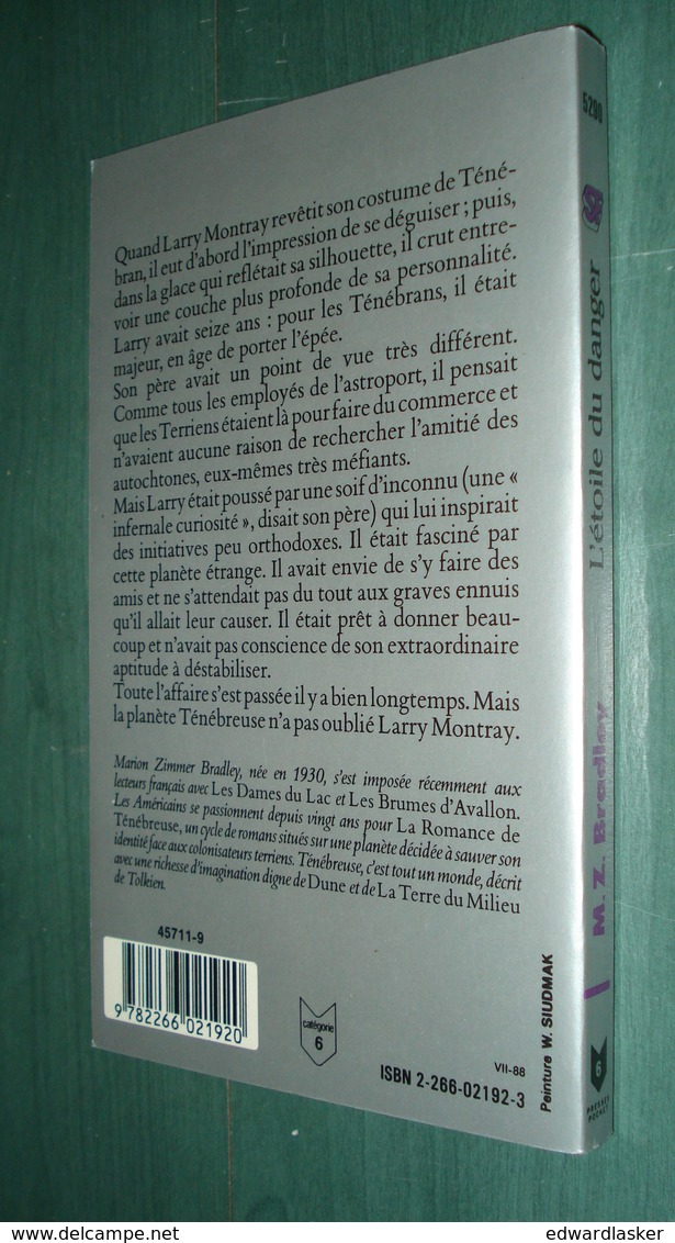 PRESSES POCKET SF 5290 : L'étoile Du Danger (La Romance De Ténébreuse) //Marion Zimmer Bradley [1] - Presses Pocket