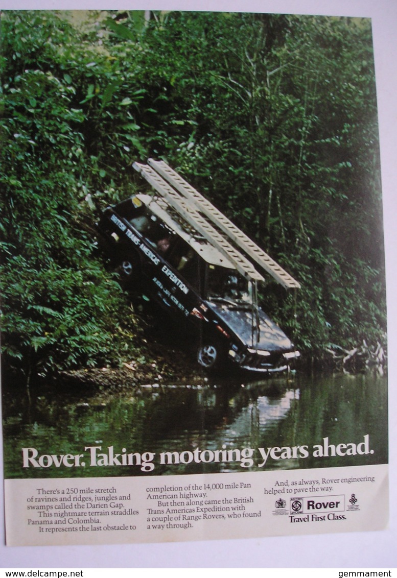 LANDROVER -ORIGINAL 1972 MAGAZINE ADVERT. - Other & Unclassified