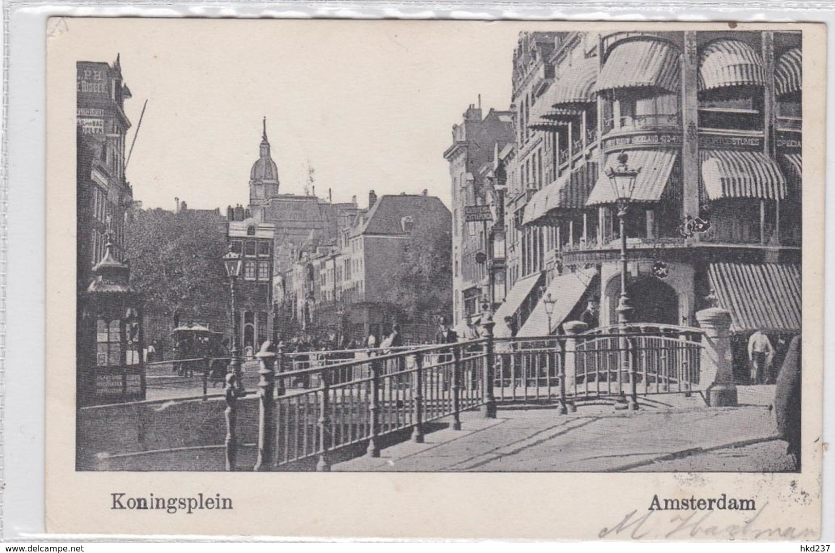 Amsterdam Koningsplein Levendig Paardentram # 1903   1810 - Amsterdam