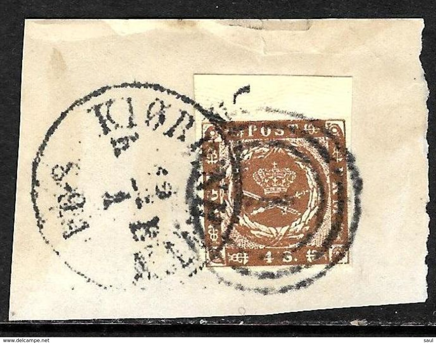 527 - DANEMARK - DENMARK - 1858 - CANCELLED - OLD FORGERY - FAUX - FAKE - FALSE - Autres & Non Classés