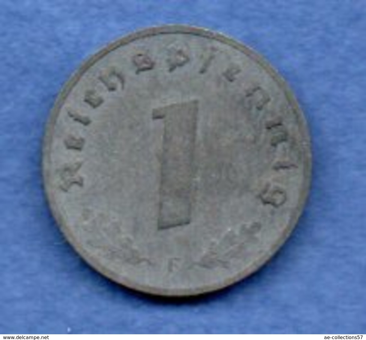 Allemagne  - 1 Reichspfennig  1943F  -  état  TB+ - 1 Reichspfennig