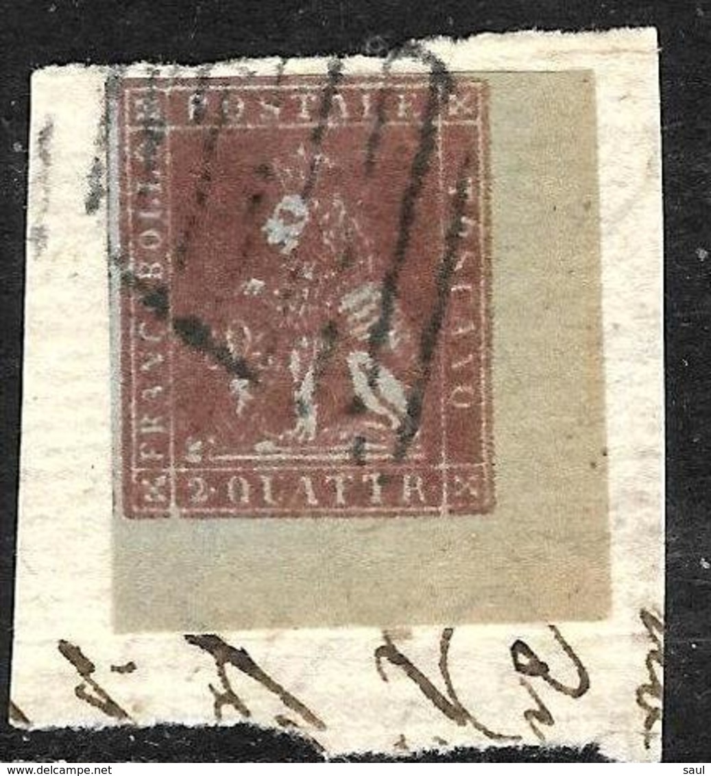 529 - ITALY - TUSCANY - 1850 - CANCELLED - FORGERY - FAUX - FAKE - FALSE - Autres & Non Classés