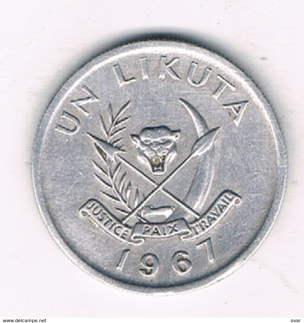 UN LIKUTA 1967  CONGO /4218/ - Congo (République 1960)