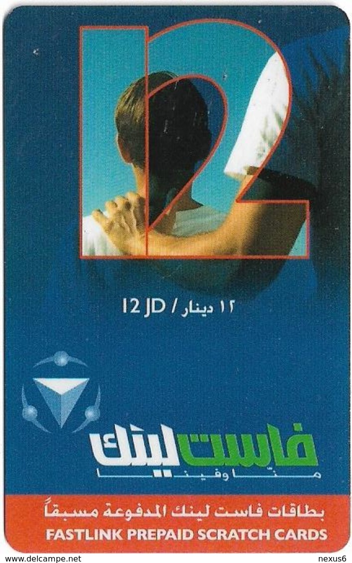 Jordan - Fastlink - Faces (Child's Back), Prepaid 12JD, Exp. 15.05.2009, Used - Giordania