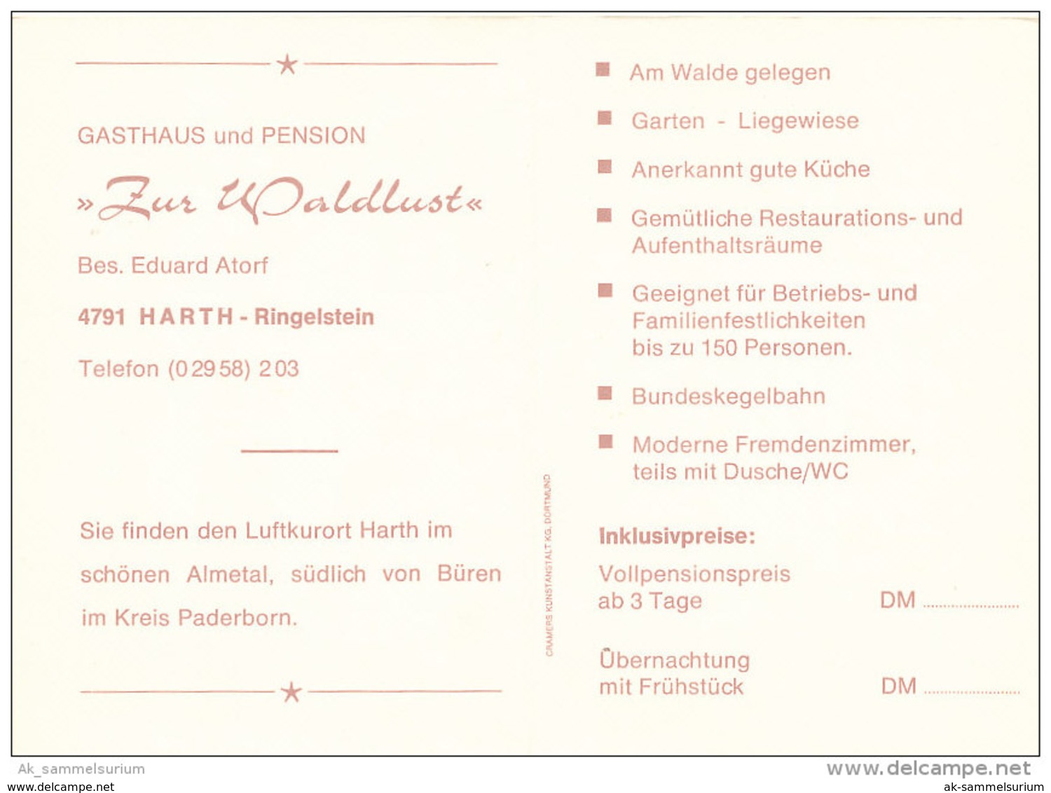 Harth (Büren) / Ringelstein (D-A195) - Sonstige & Ohne Zuordnung
