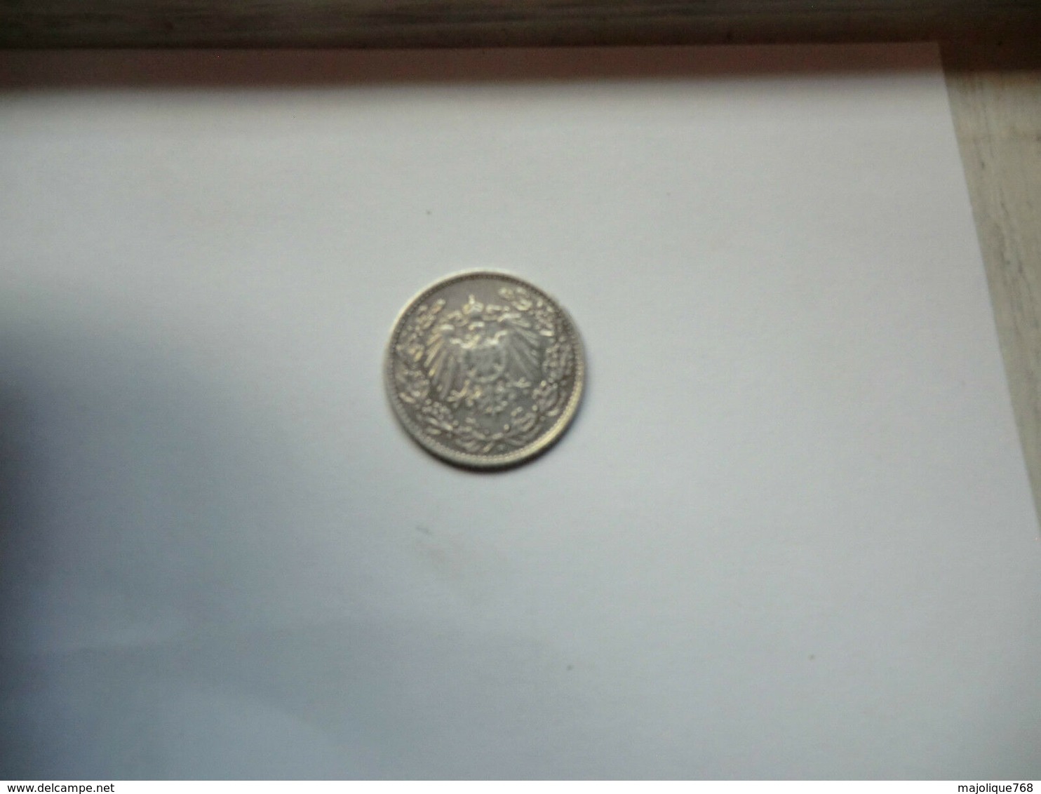Monnaie D’Allemagne De 1/2 Mark 1909 En Argent Lettre D - T T B - - 1/2 Mark