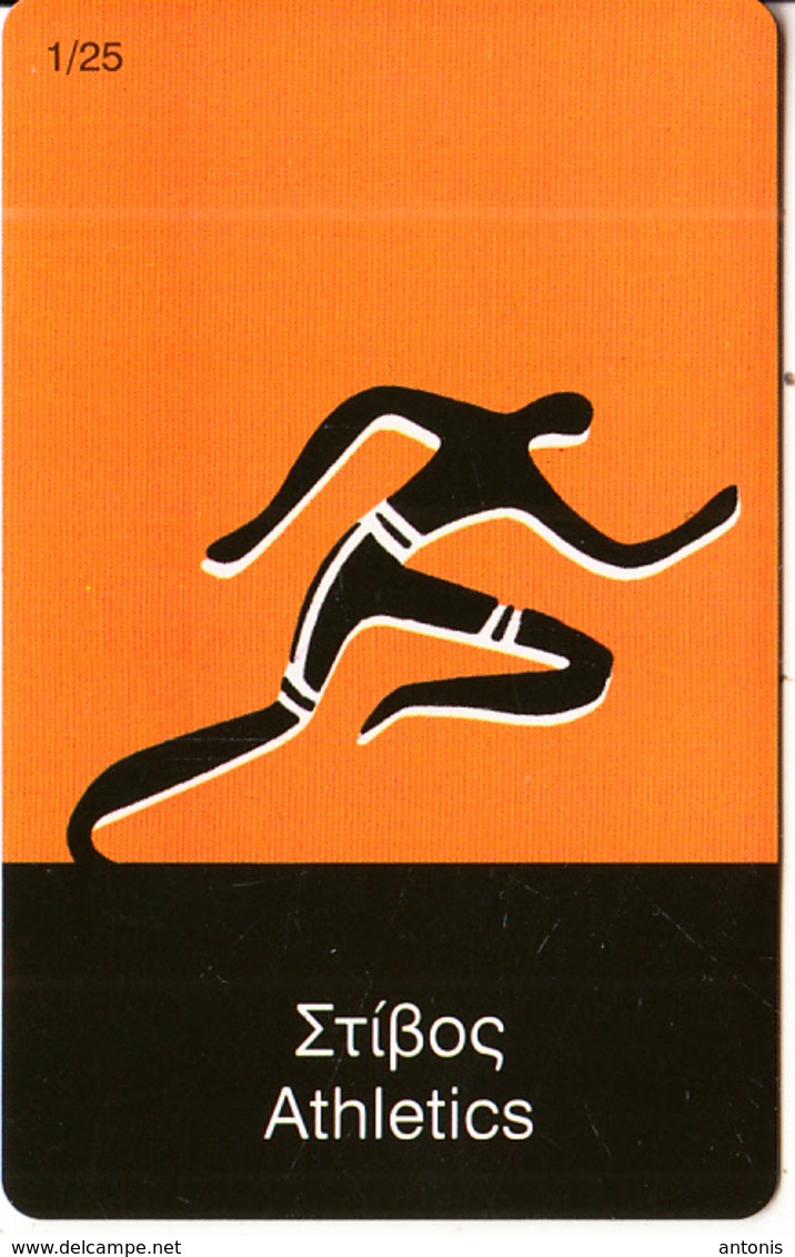 GREECE - Olympic Sports/Athletics, DNA By Interconnect Promotion Prepaid Card, Tirage 10000, Mint - Jeux Olympiques