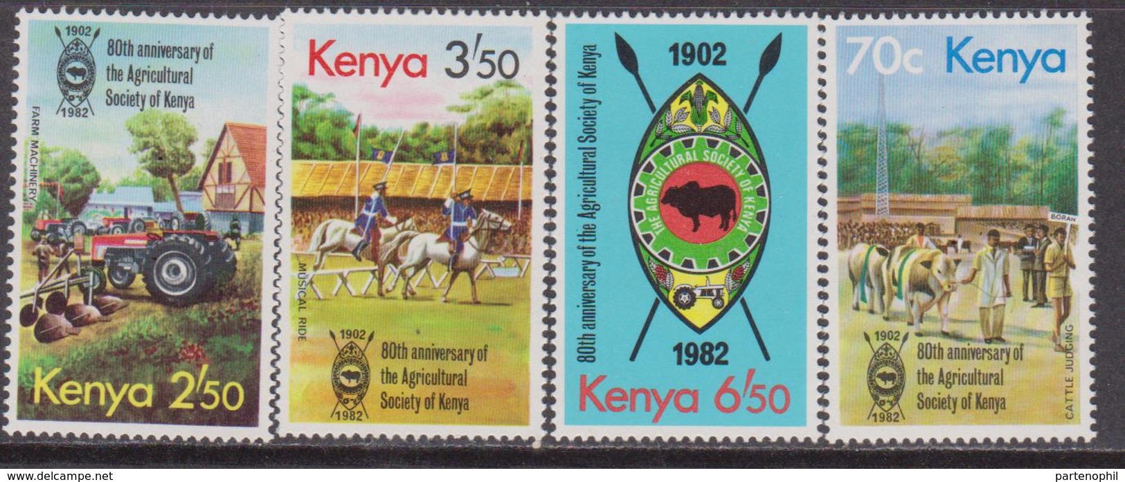 Kenia Agricoltura/Agriculture Set MNH - Agricoltura