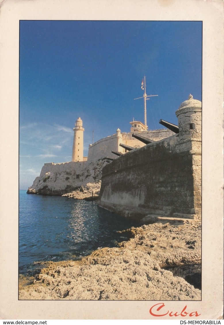 Havana Cuba Castillo Del Moro Lighthouse Postcard Phare Leuchtturm Faro - Phares