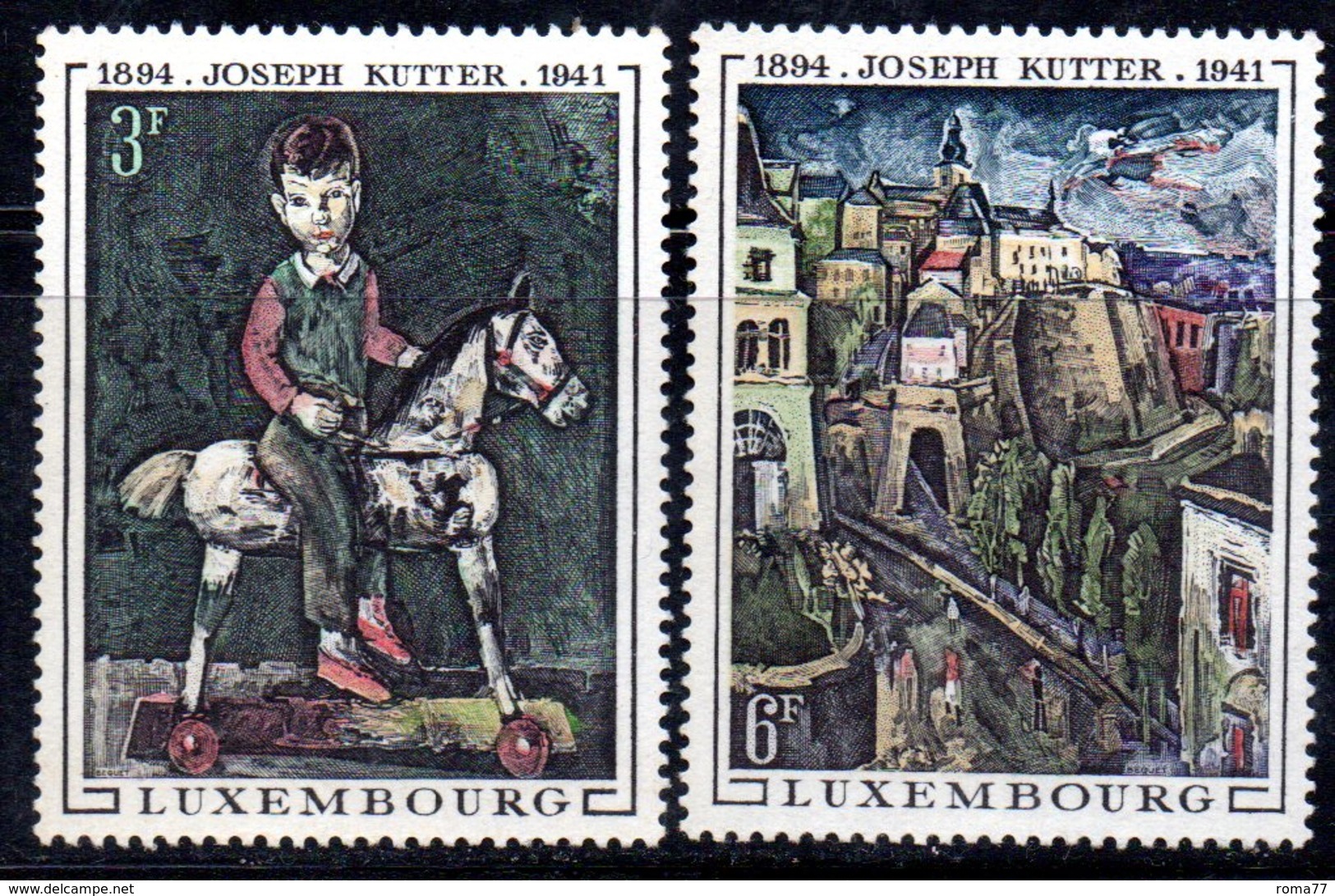 R804 - LUSSEMBURGO 1969 , Unificato Serie N. 741/742  ***  MNH  Kutter - Nuovi