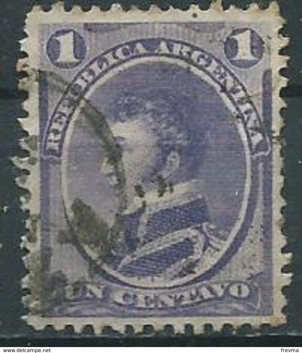 Timbre Argentine 1873 - Gebruikt