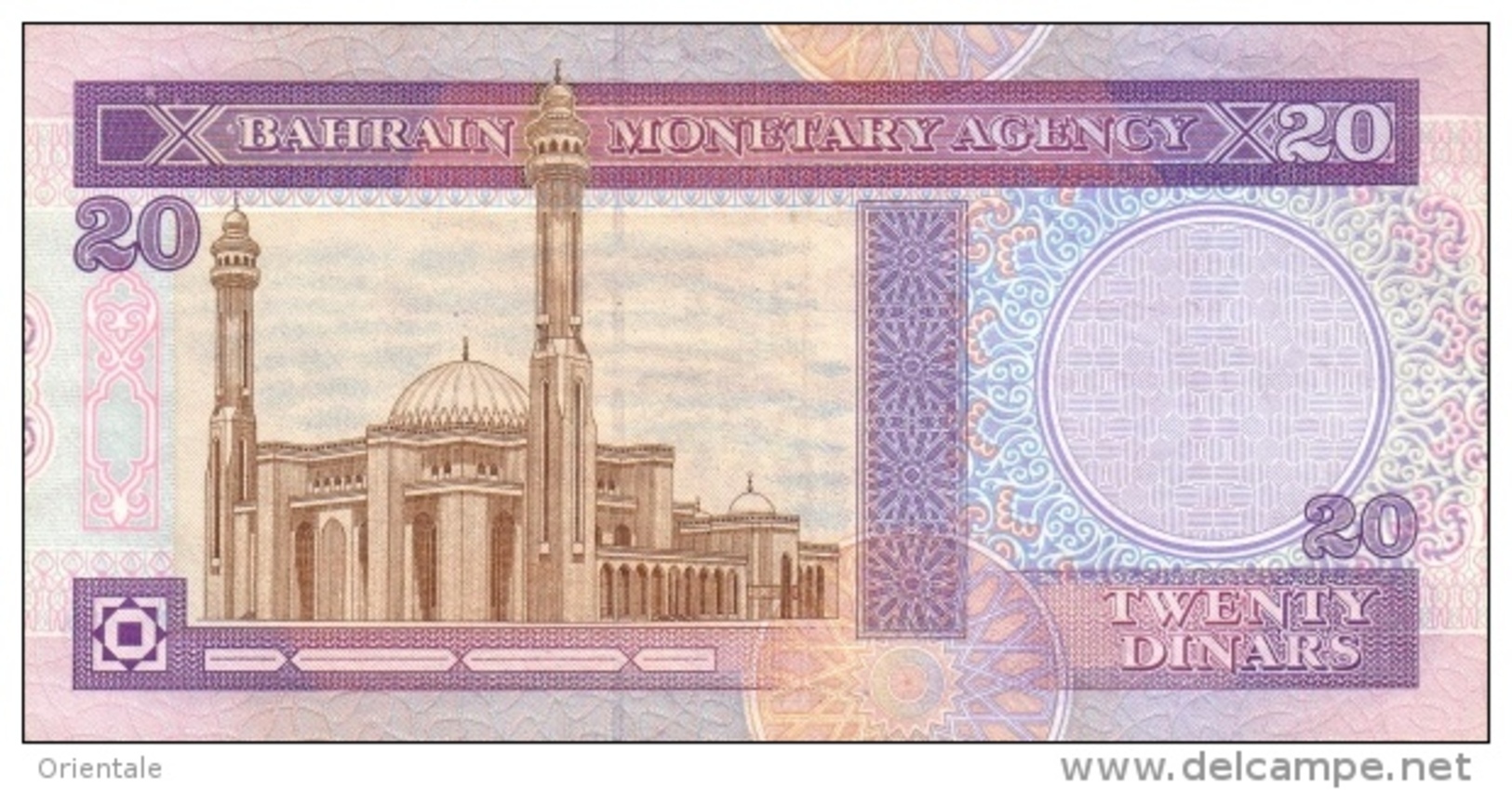 BAHRAIN P. 16x 20 D 1998 UNC - Bahreïn