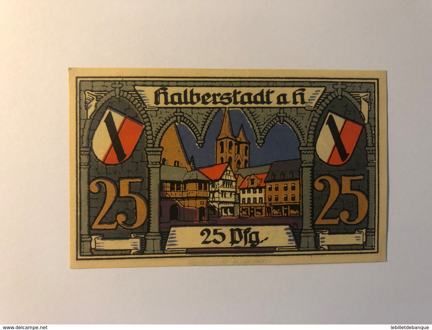 Allemagne Notgeld Halberstadt 25 Pfennig - Collections