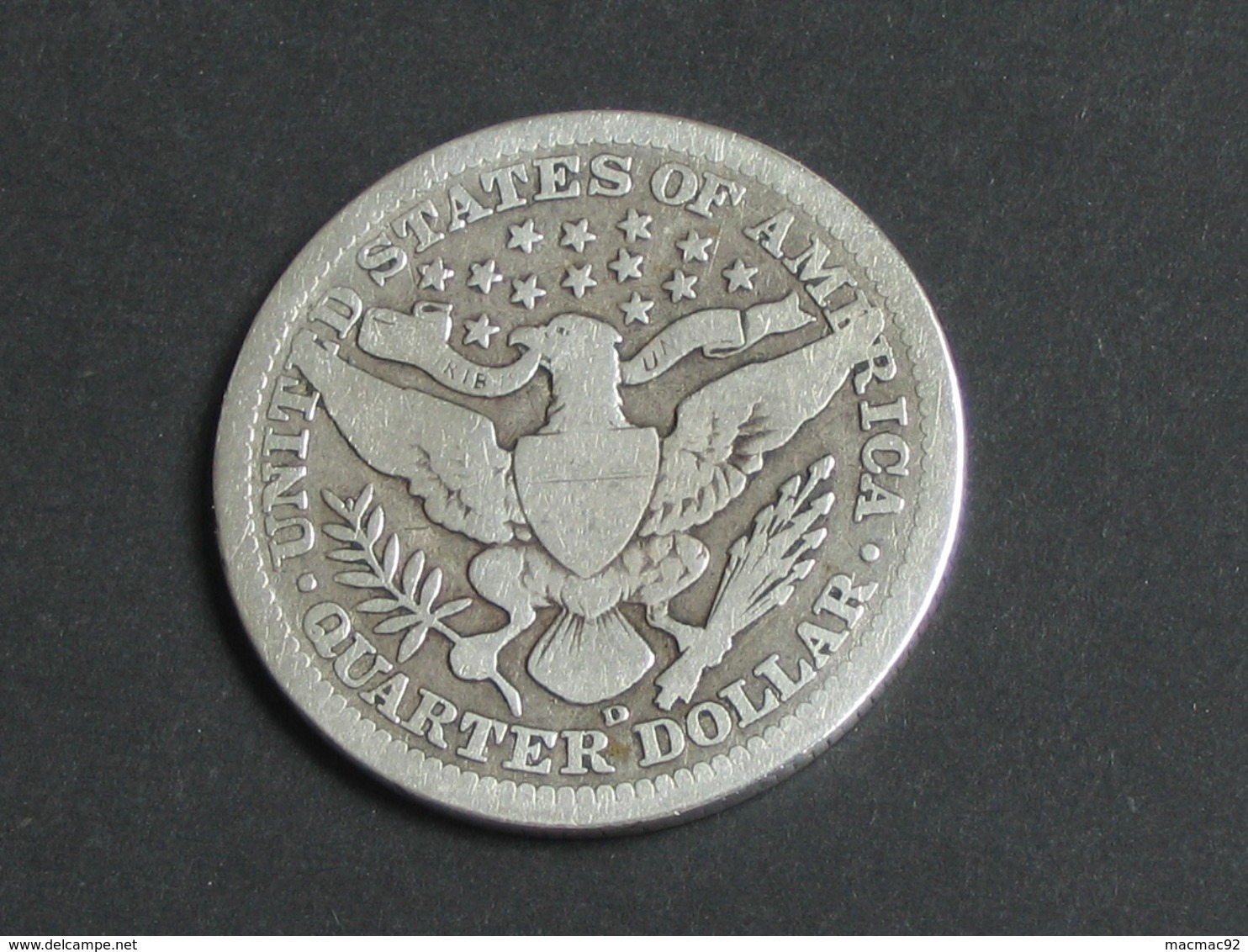 Etats-Unis -USA -  Quarter Dollar 1906 D - Barber-  United States Of America  *** ACHAT IMMEDIAT *** - 1892-1916: Barber