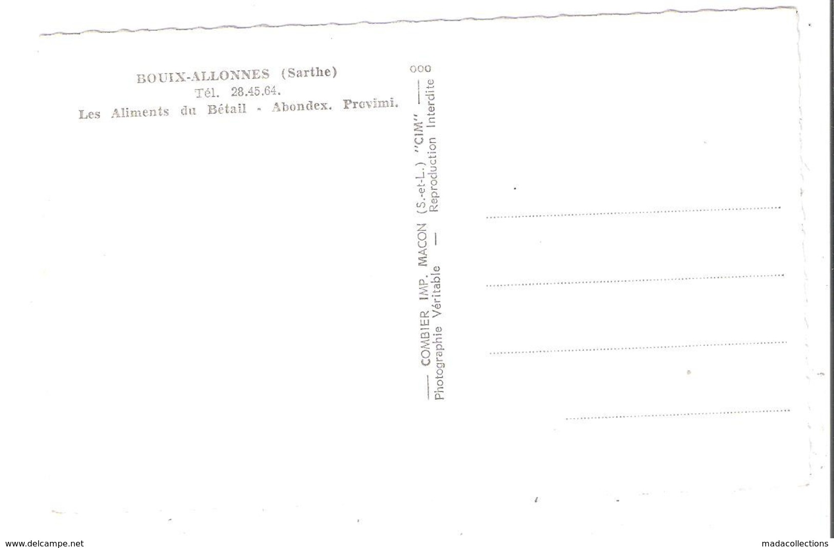 Bouix Allonnes (72 - Sarthe) Les Aliments Du Bétail  - Abondex - Provimi - Allonnes