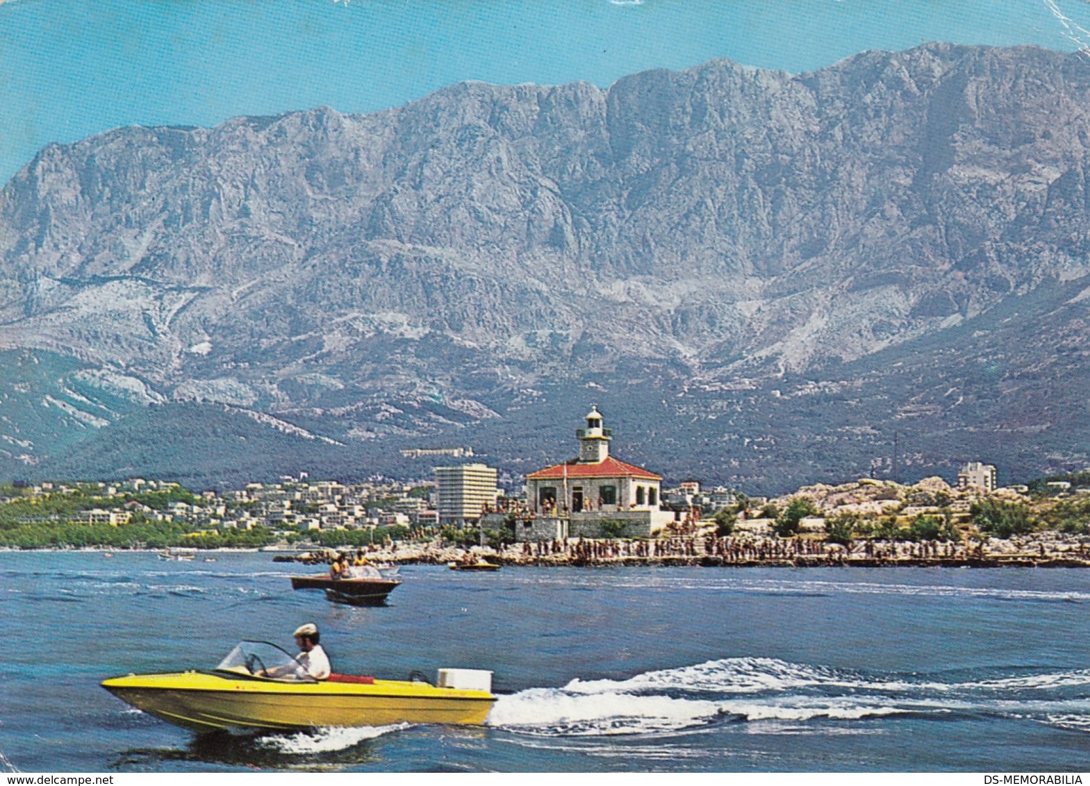 Makarska Croatia Lighthouse Postcard Phare Leuchtturm Faro 1973 - Phares