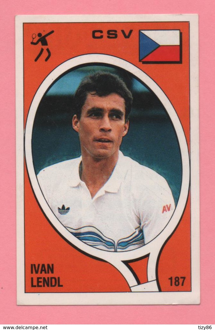 Figurina Panini 1988 N° 187 - Ivan Lendl - Trading Cards