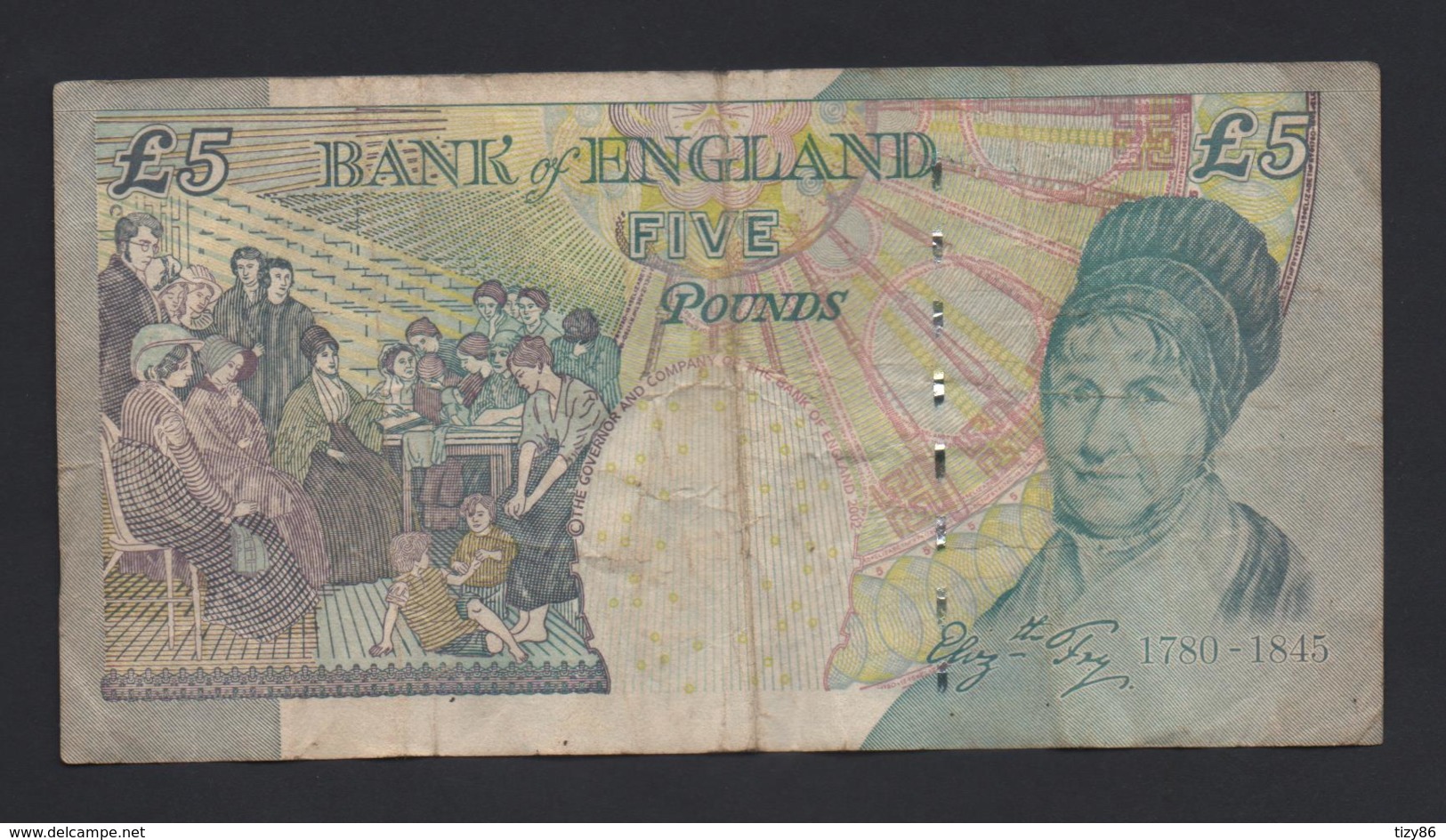 Banconota Gran Bretagna - 5 Pounds, 2002 (circolata) - 5 Pond