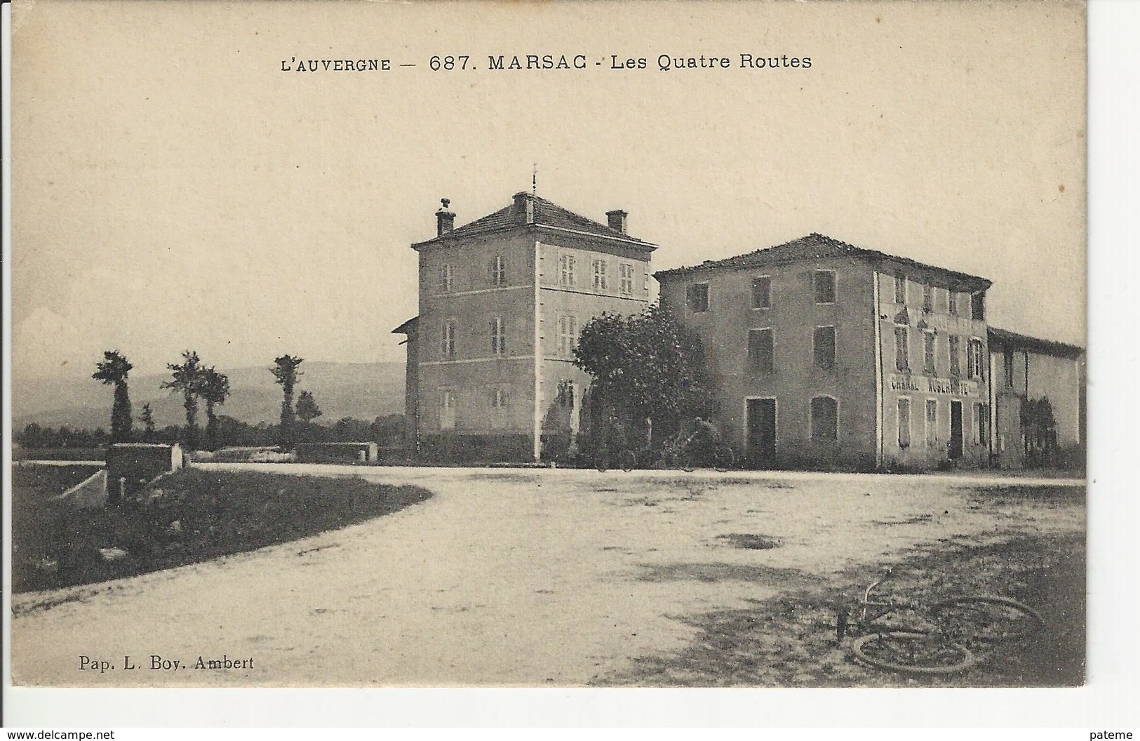 Marsac En Livradois Canton Ambert Les Quatre Route - Ambert