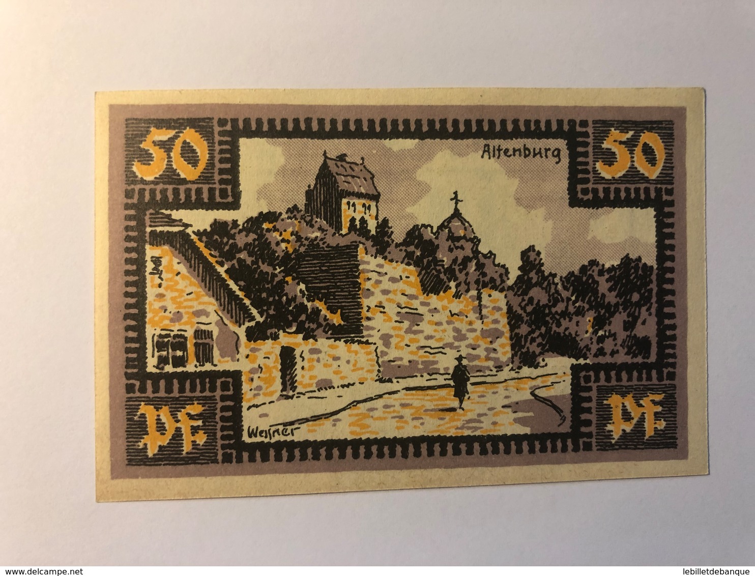 Allemagne Notgeld Merseburg 50 Pfennig - Collections