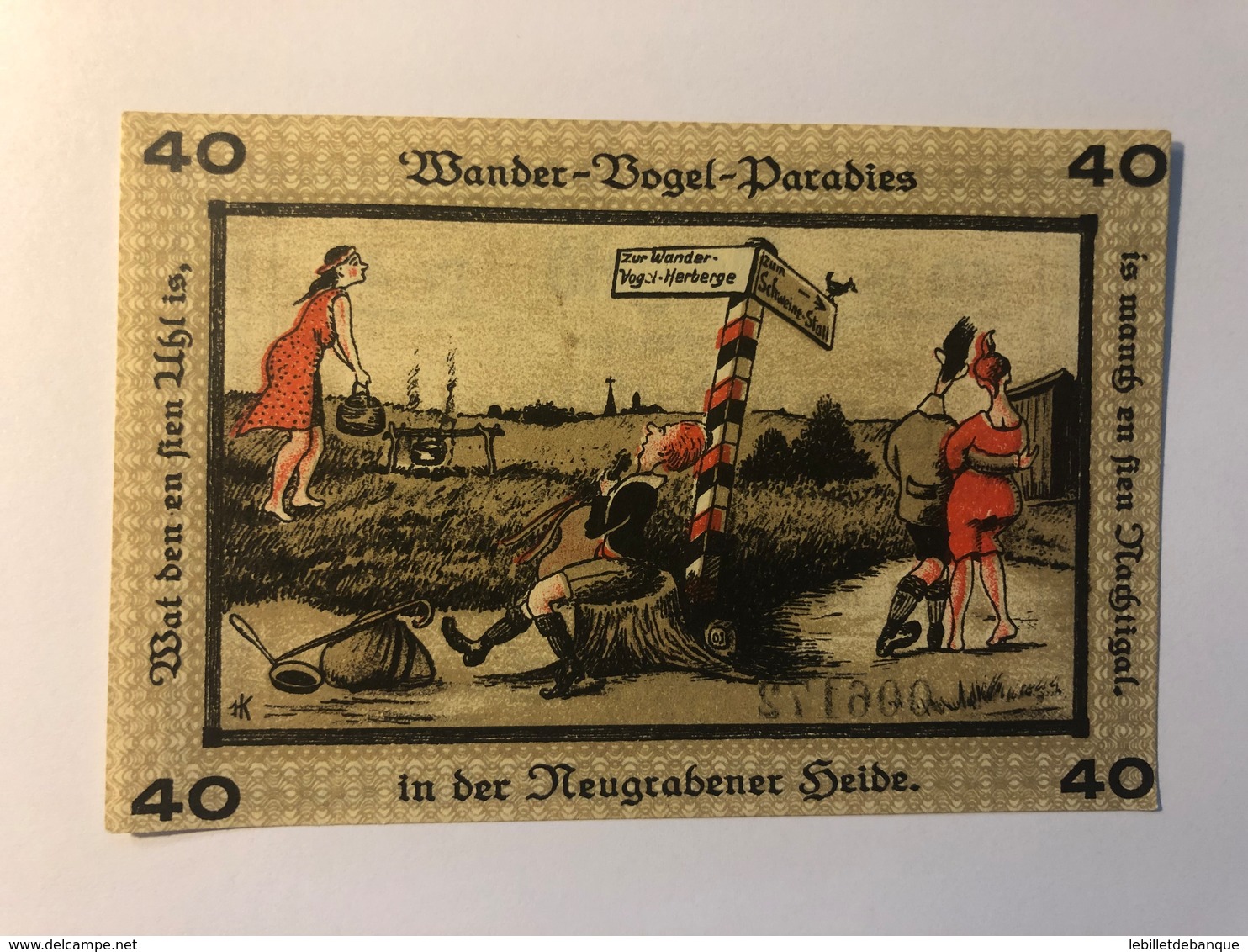 Allemagne Notgeld Neugraben 40 Pfennig - Collections