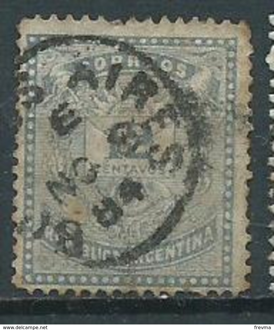 Timbre Argentine 1882 Yvt N° 53 Obliteration Buenos Aires - Gebruikt