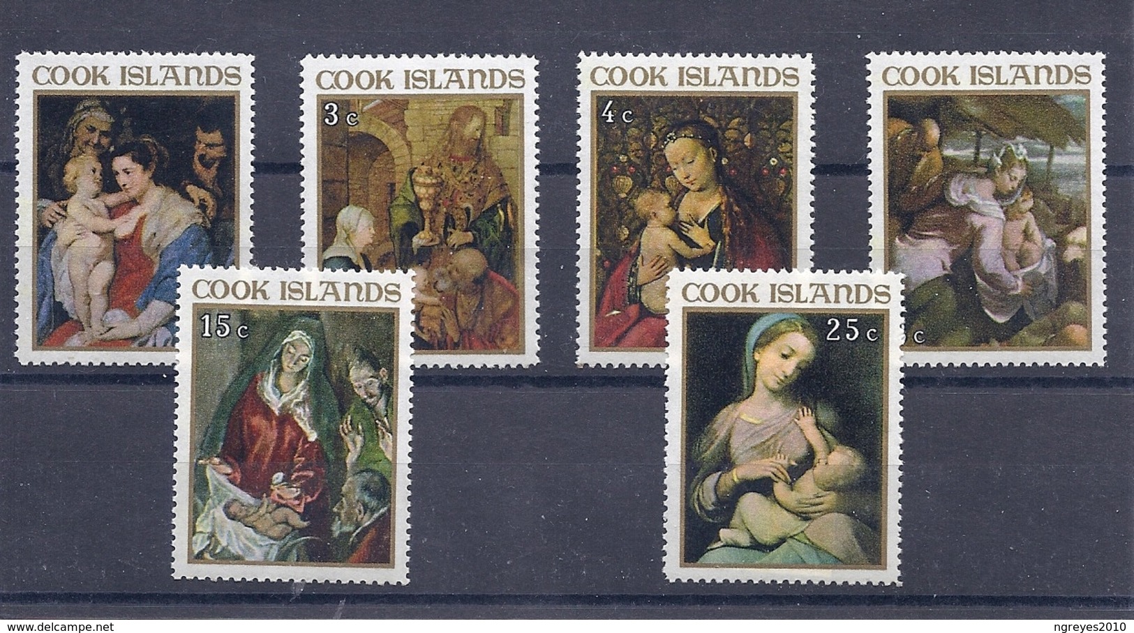 190031671   COOK ISLANDS  YVERT    Nº  166/71  **/MNH - Islas Cook