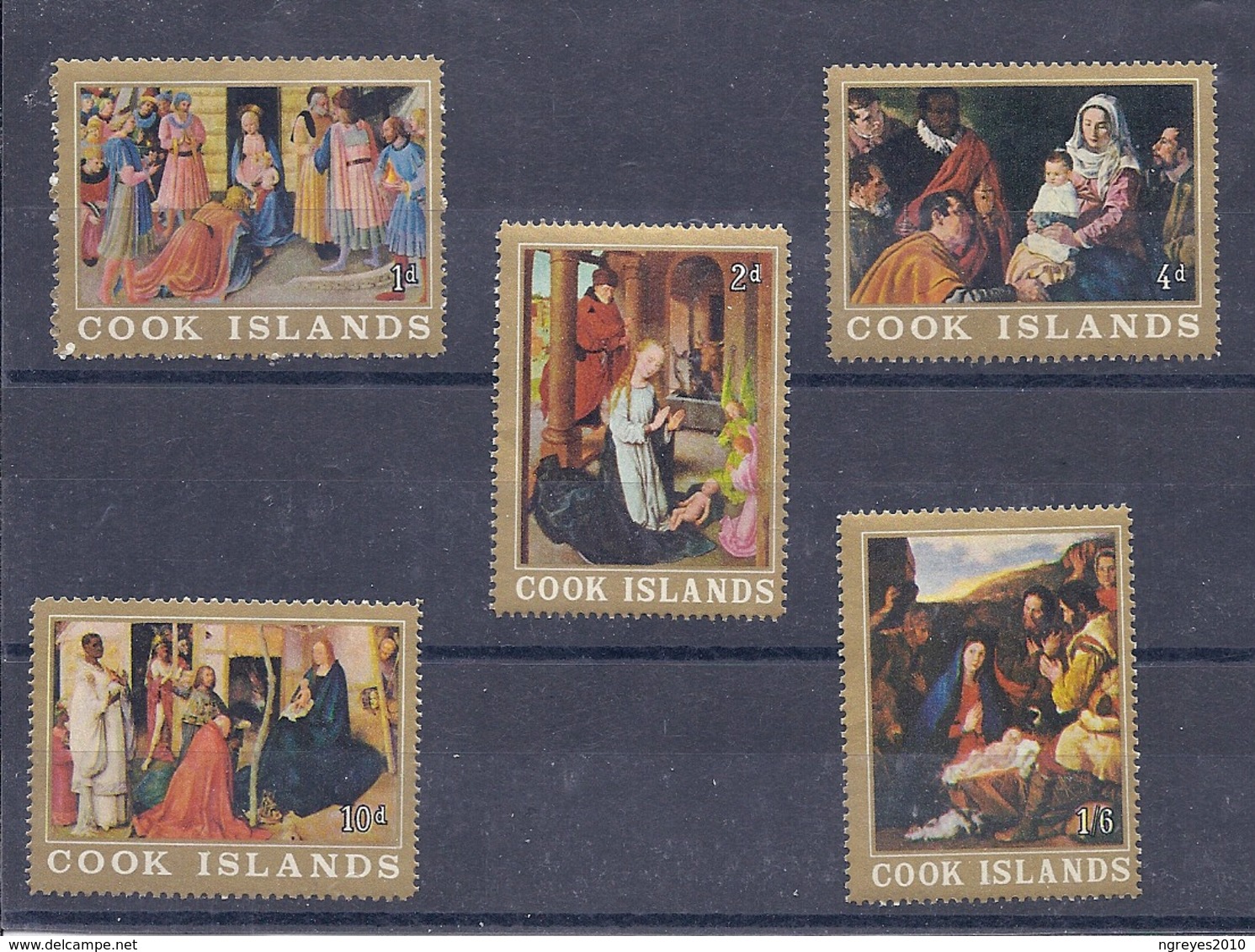 190031676   COOK ISLANDS  YVERT    Nº  111/5  **/MNH - Islas Cook