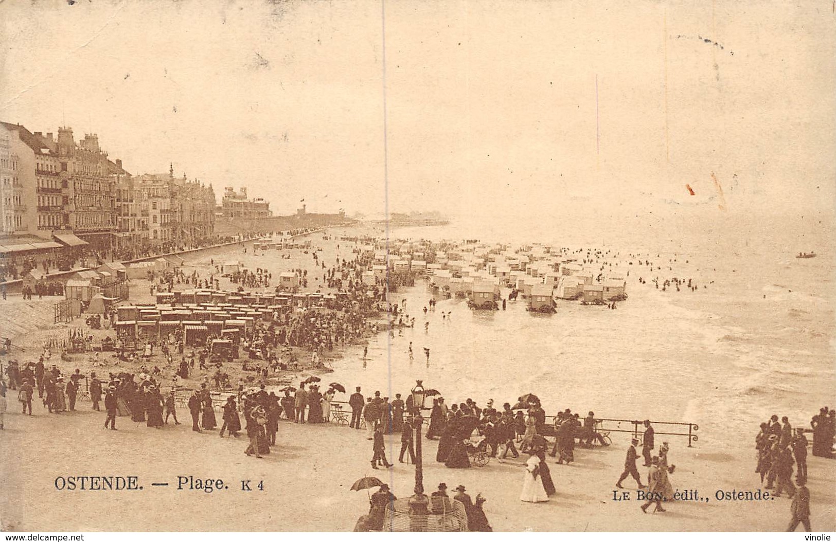 PIE.LOT CH-19-4837 : OSTENDE. PLAGE. - Oostende