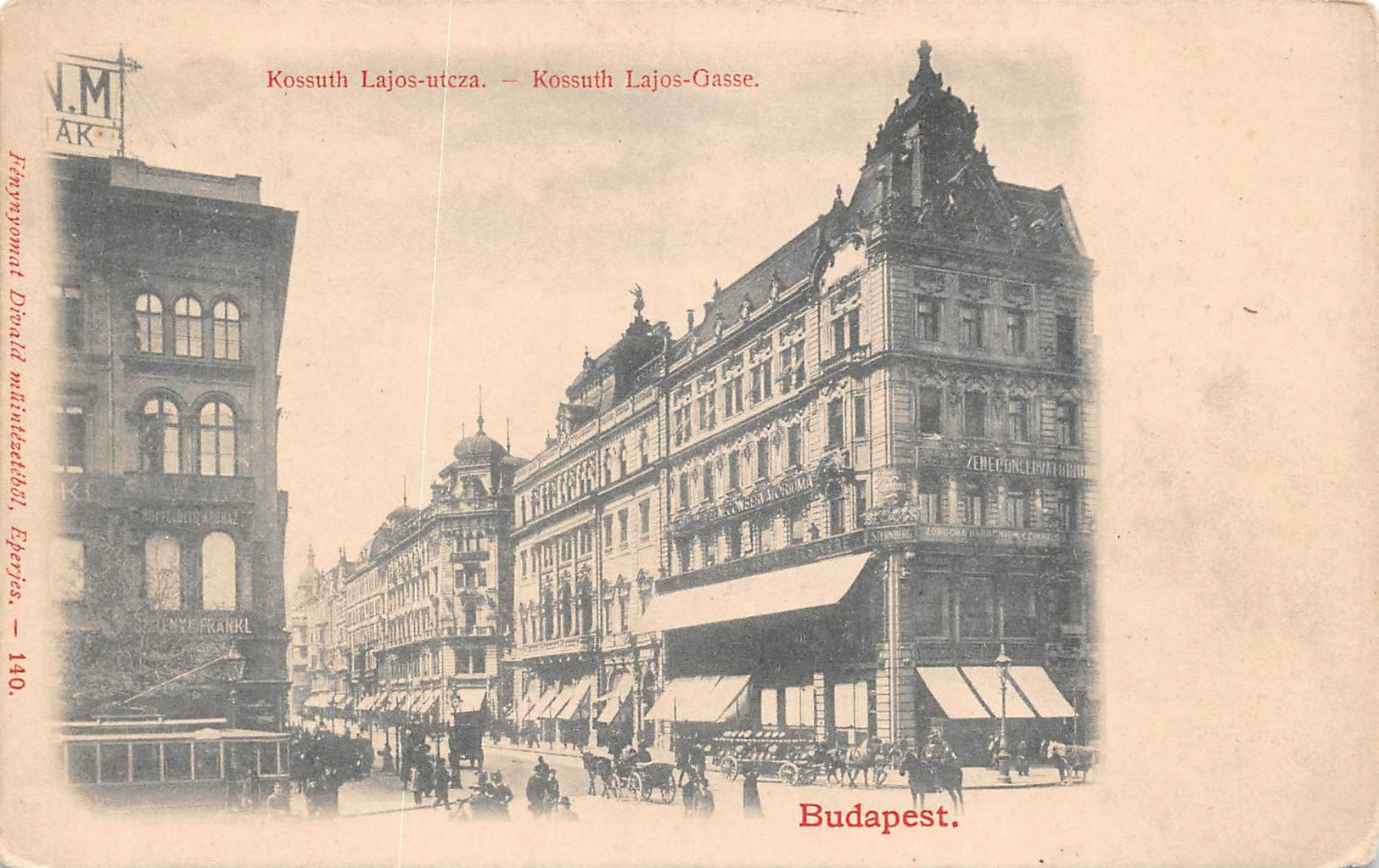 BUDAPEST  - Kossuth Lajos Uteza - Hongrie