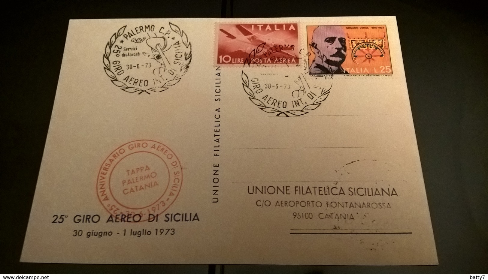 25° GIRO AEREO DI SICILIA 1973 - Aviones