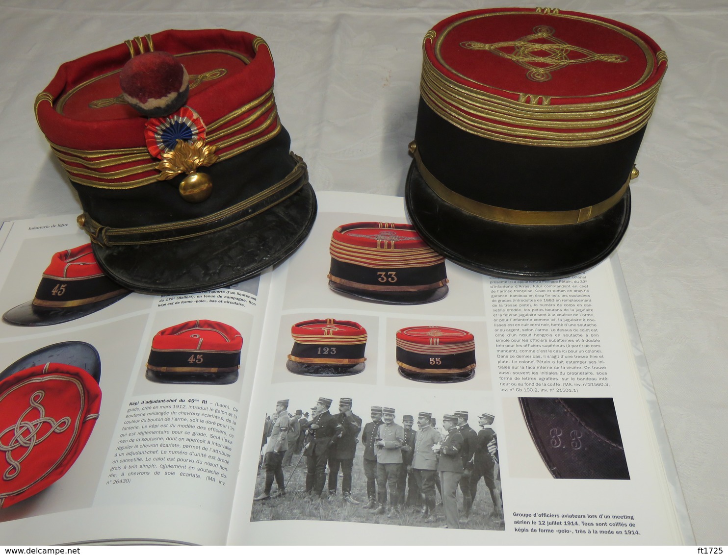 TRES BEAU KEPI FOULARD D'UN CHEF DE BATAILLON D'INFANTERIE EPOQUE 1900 /1914 !!! - 1914-18