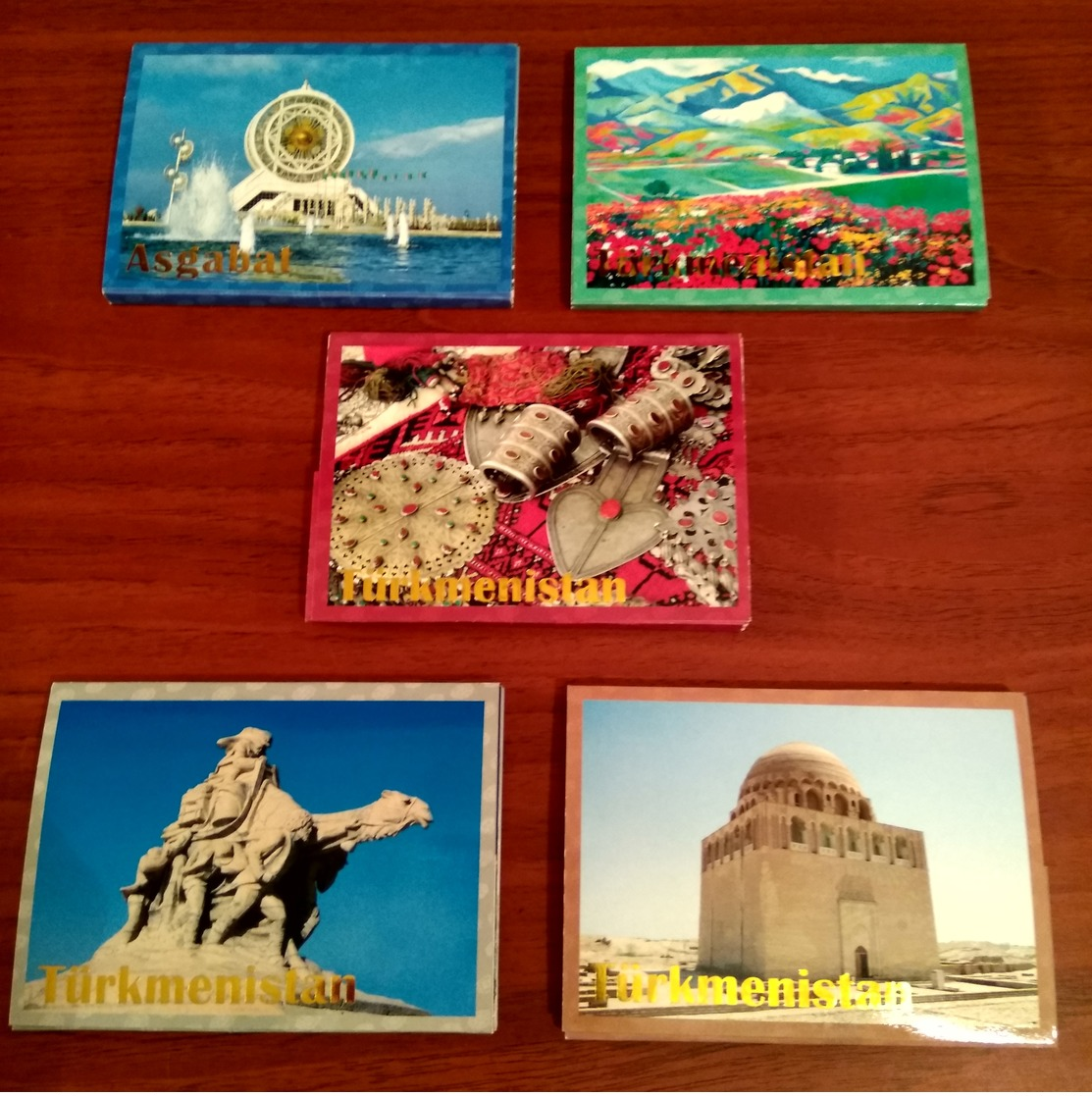 Collectible FULL SET Original Postcards Of Turkmenistan Set 100 Pcs - Monde