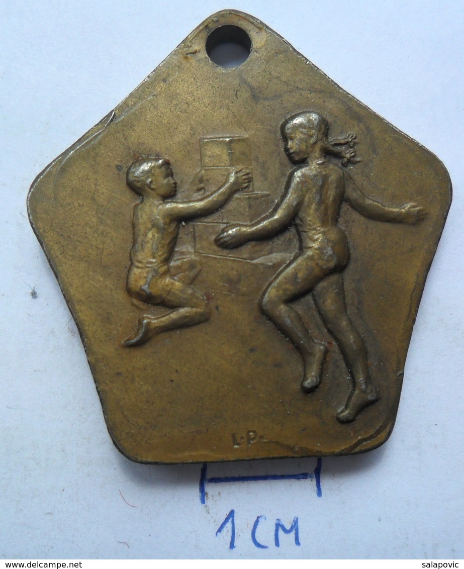 MEDAL Gymnastics . I. CELOSTATNI / SHOLY / SPARTAKIADA 1955 CZECH REPUBLIC  KUT - Gymnastics