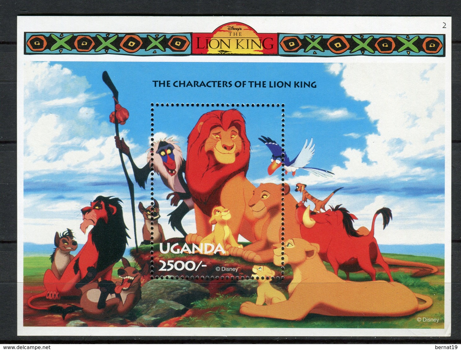 Disney. Uganda 1994. Yvert Block 211 ** MNH. - Disney