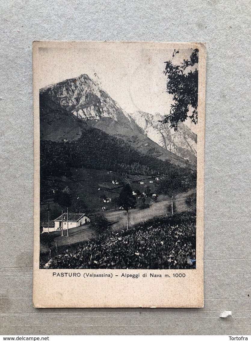 PASTURO (VALSASSINA) ALPEGGI DI NAVA   1936 - Como