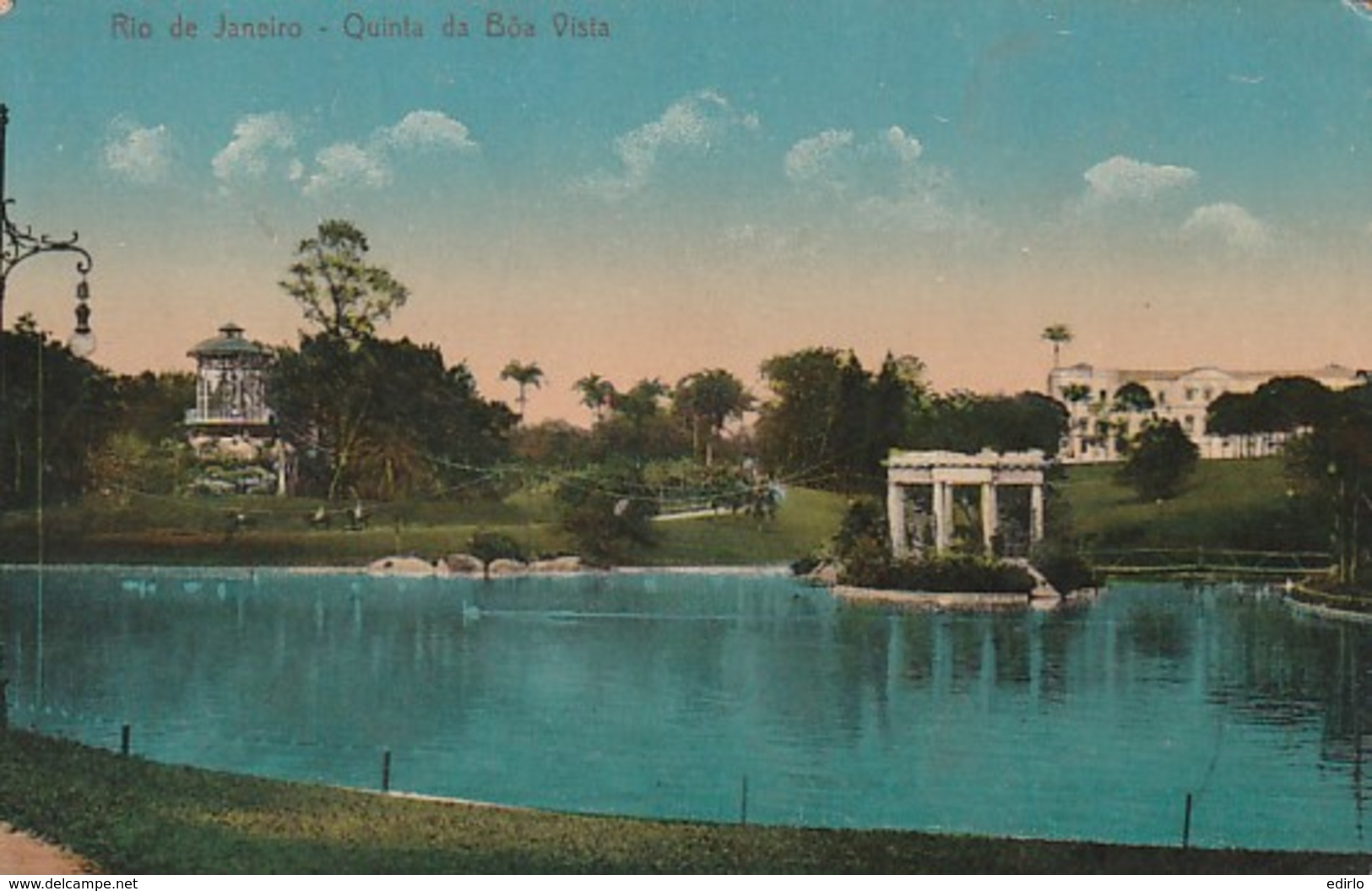 ***   BRESIL *** RIO DE JANEIRO Quinta De Boa Quinta - Stamped TB 1913 - Rio De Janeiro