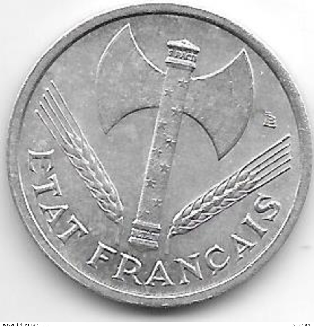 France 1 Franc 1943  Km 902.1  Xf+ - Altri & Non Classificati