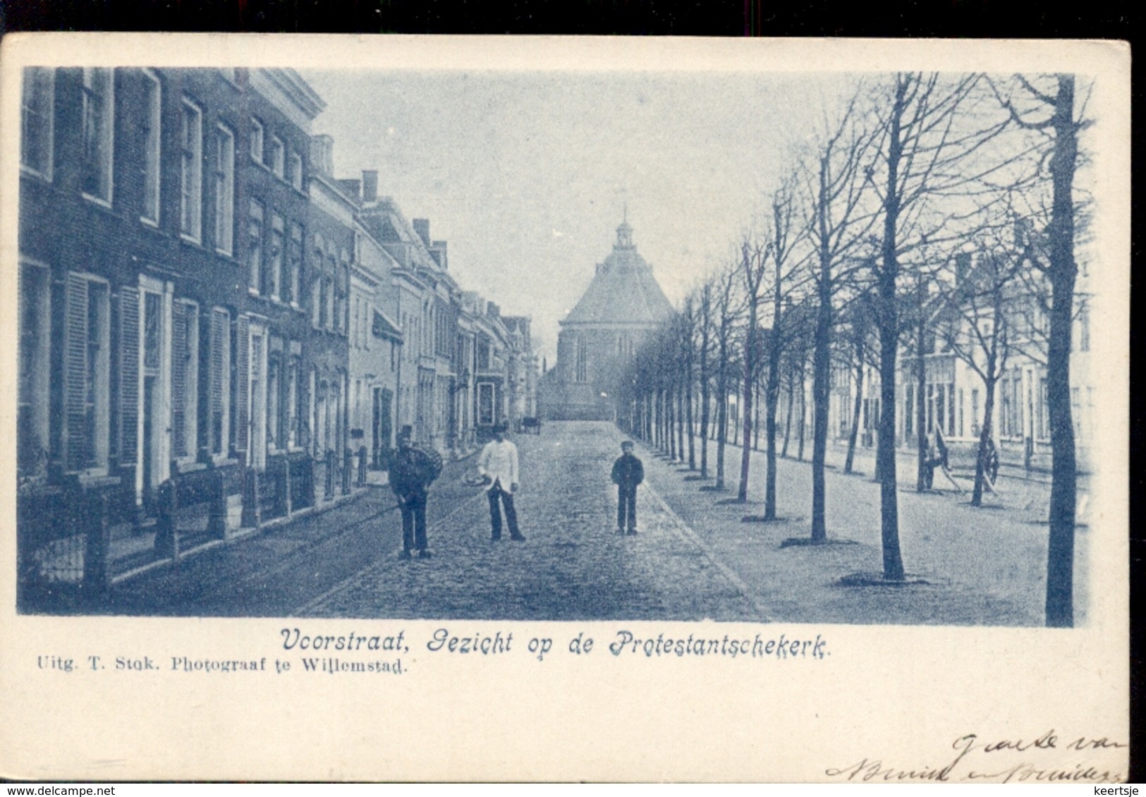 Voorstraat - Protestantschekerk - 1902 Willemstad ? - Andere & Zonder Classificatie