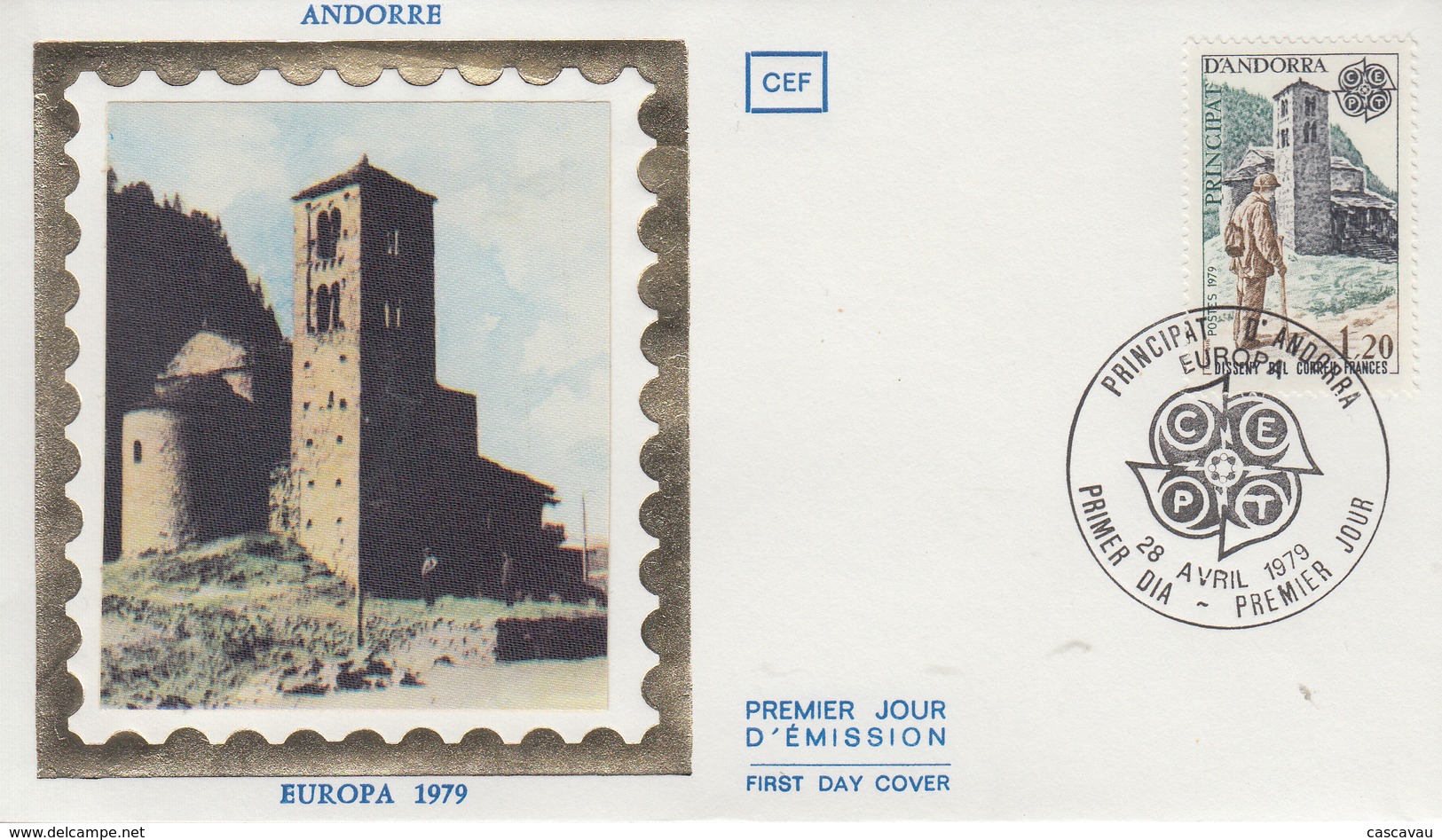 Enveloppe  FDC    1er   Jour    ANDORRE    EUROPA    1979 - 1979