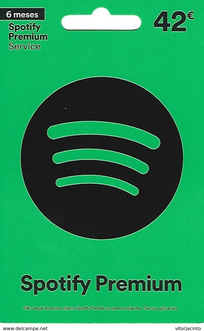 PORTUGAL - Spotify Premium Gift Card 42€ - Gift Cards