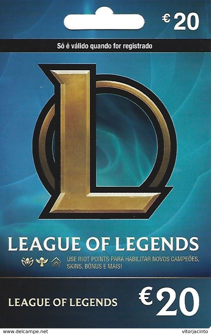 PORTUGAL - League Of Legends Gift Card 20€ - Cartes Cadeaux