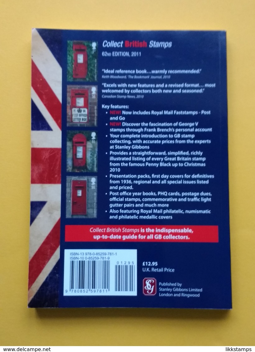 COLLECT BRITISH STAMPS 62nd EDITION ( A STANLEY GIBBONS CHECK LIST ) 2011 USED #L0114 (B7) - Grande-Bretagne