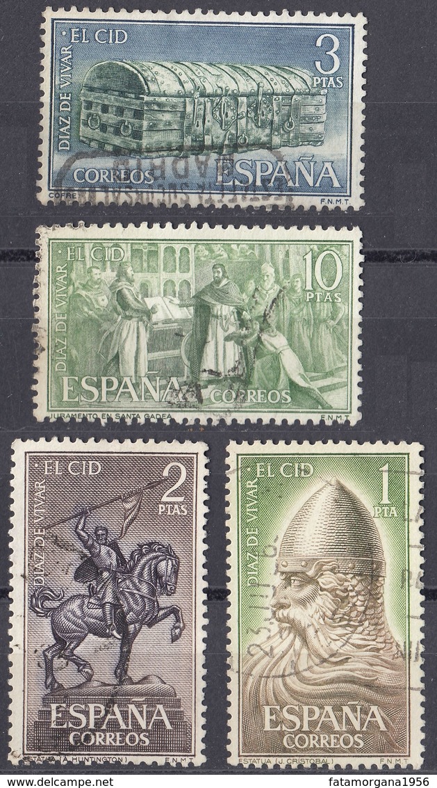 ESPAÑA - SPAGNA - SPAIN - ESPAGNE - 1962 - Serie Completa Di 4 Valori Usati: Yvert 1109/1112. - Usati